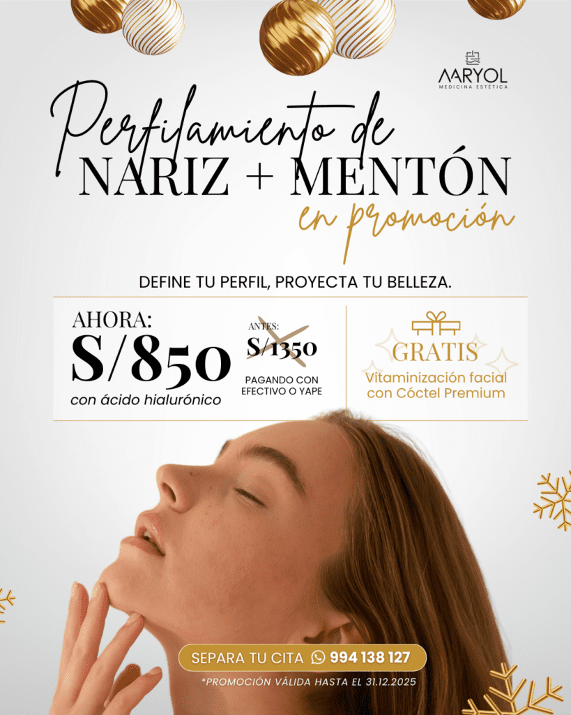 Perfilamiento de nariz + mentón en promoción