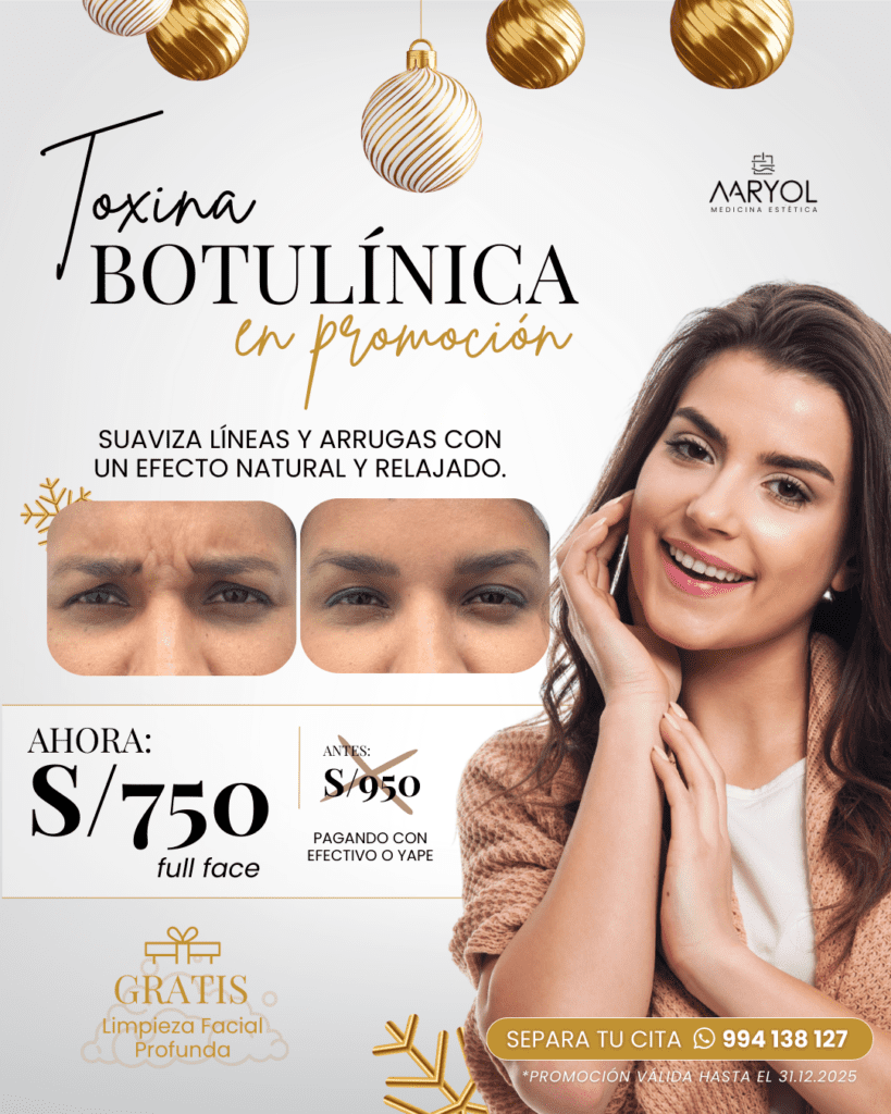 Promoción en Toxina Botulínica en Maryol Medicina Estética