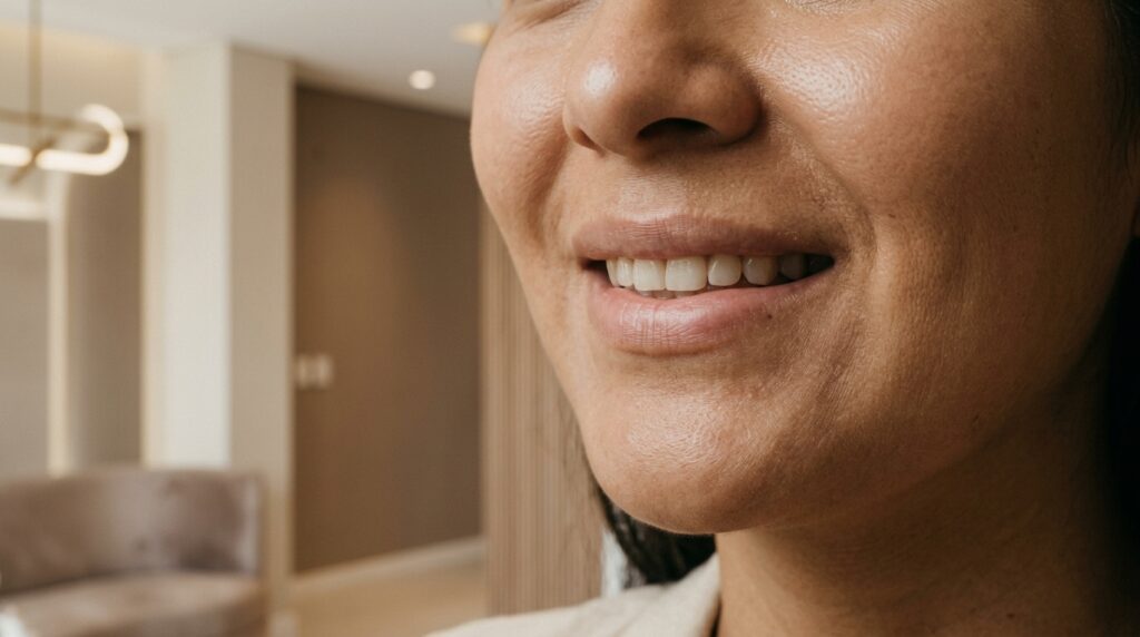 Corrección de sonrisa gingival con toxina botulínica en Lima, resultado natural y equilibrado